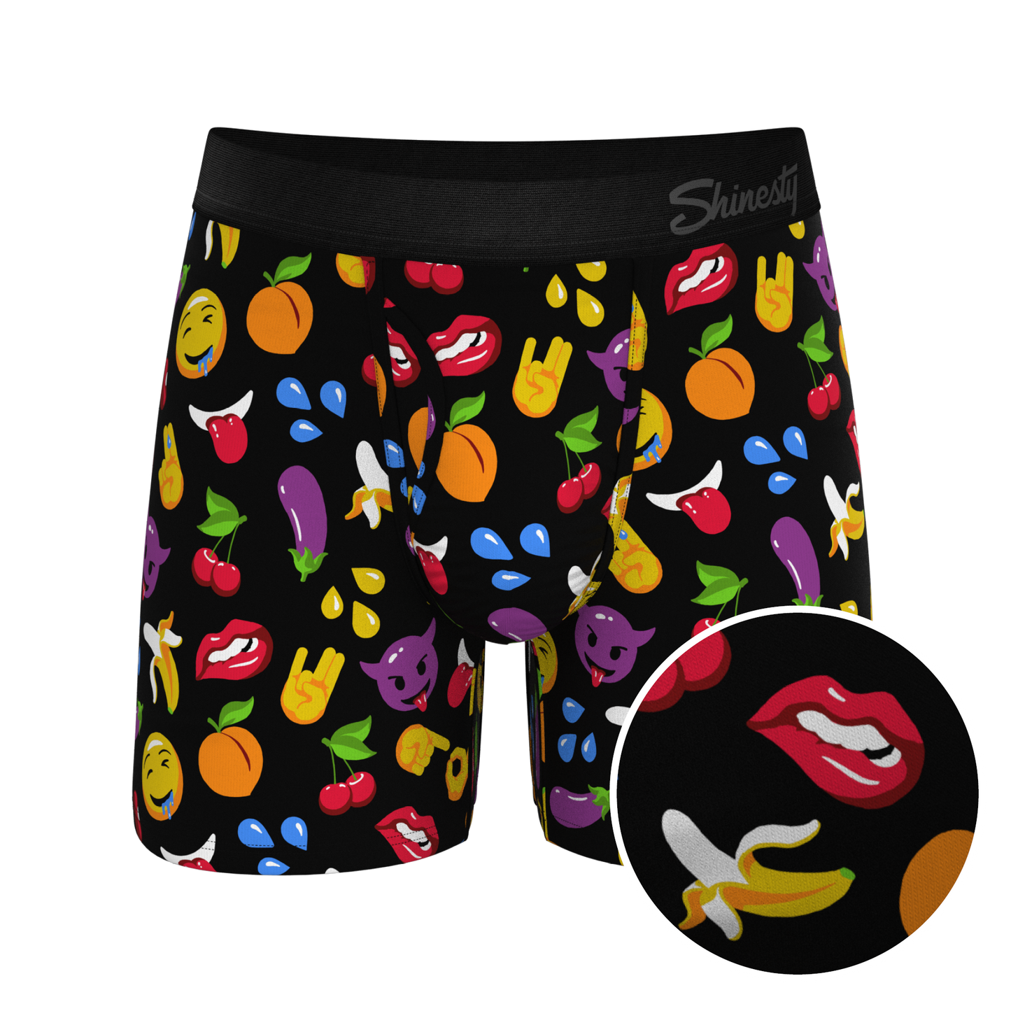 The Flirt | Emoji Ball Hammock® Pouch Underwear With Fly