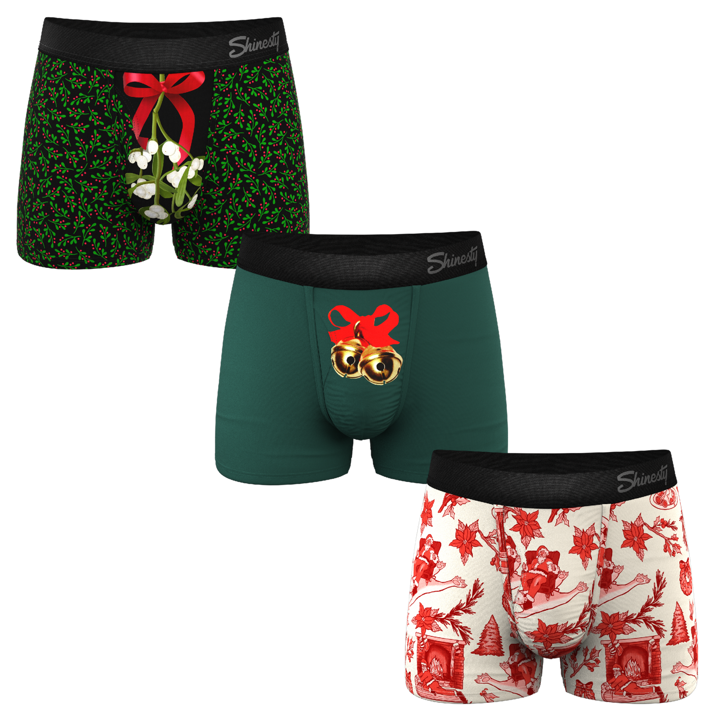 The Flirty Christmas | Ball Hammock® Pouch Trunks Underwear 3 Pack