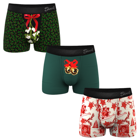 The Flirty Christmas | Ball Hammock® Pouch Trunks Underwear 3 Pack