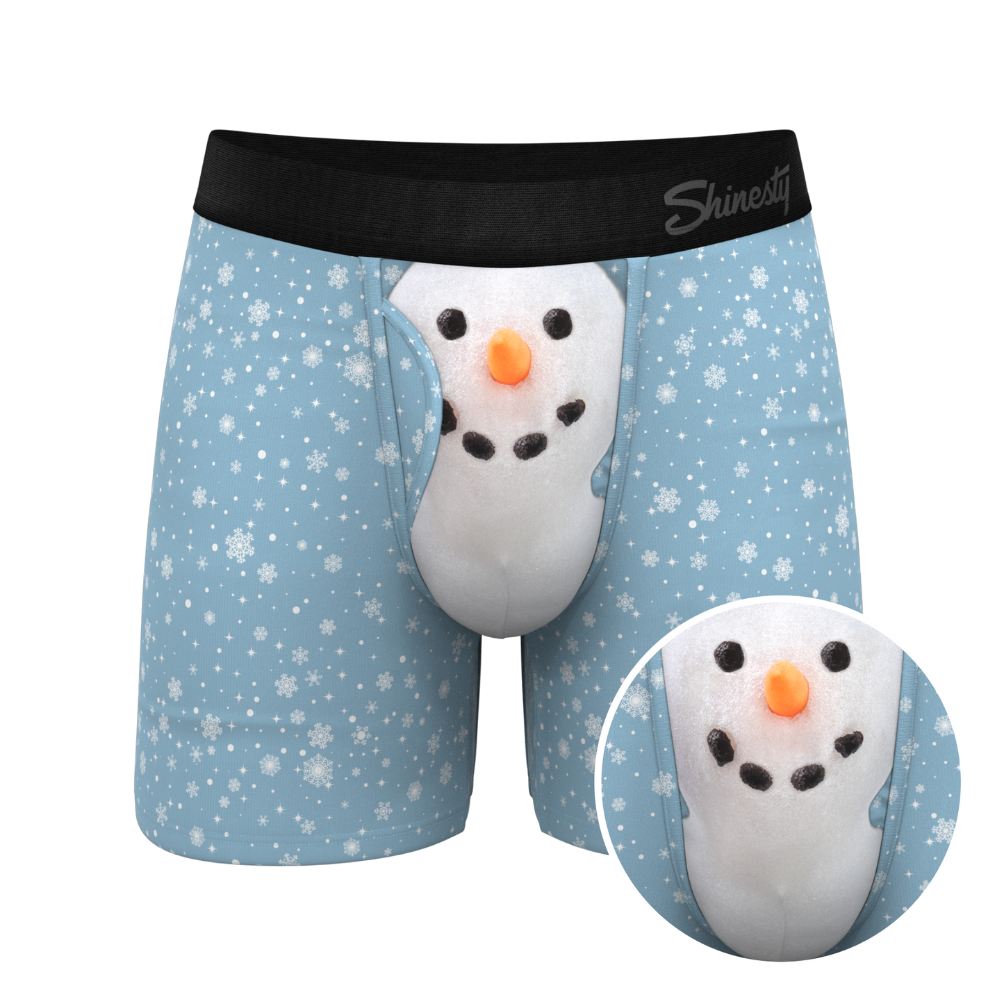 The Flurry Up | Snowman Ball Hammock® Pouch Underwear With Fly