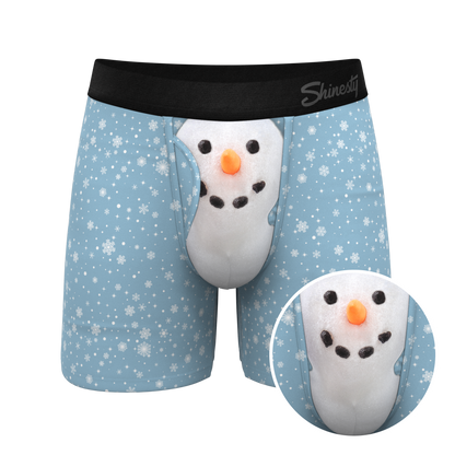 The Flurry Up | Snowman Ball Hammock® Pouch Underwear With Fly