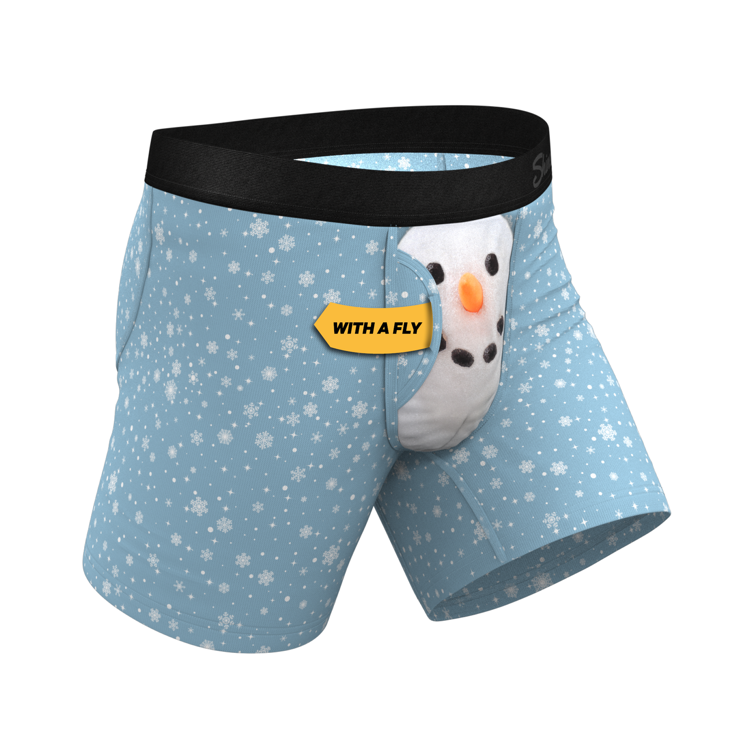 The Flurry Up | Snowman Ball Hammock® Pouch Underwear With Fly