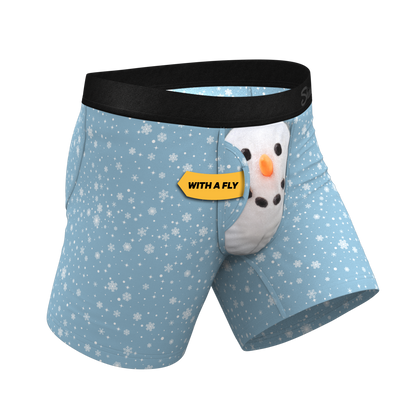 The Flurry Up | Snowman Ball Hammock® Pouch Underwear With Fly