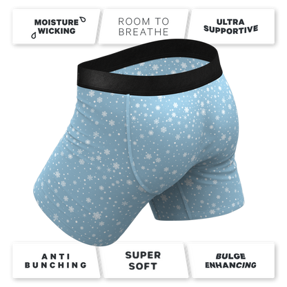 The Flurry Up | Snowman Ball Hammock® Pouch Underwear With Fly