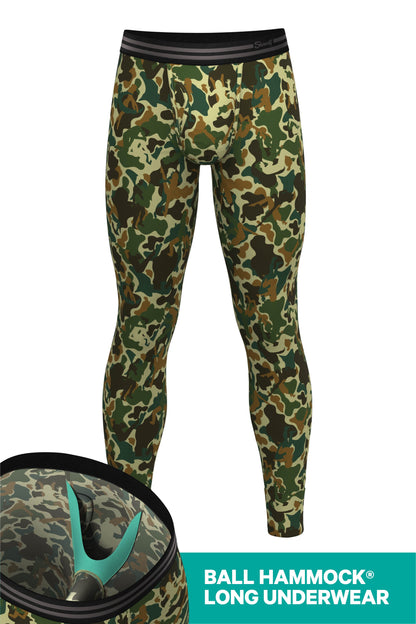 The Forni Camo | Camouflage Ball Hammock® Long Johns