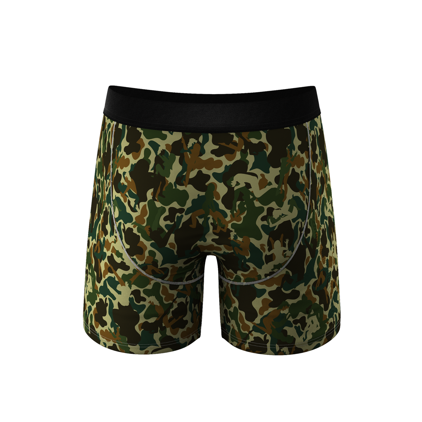 The Forni Camo | Camouflage Ball Hammock® Boxer Briefs With Fly