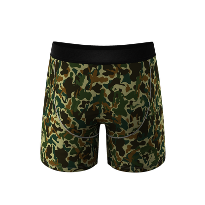 The Forni Camo | Camouflage Ball Hammock® Boxer Briefs With Fly