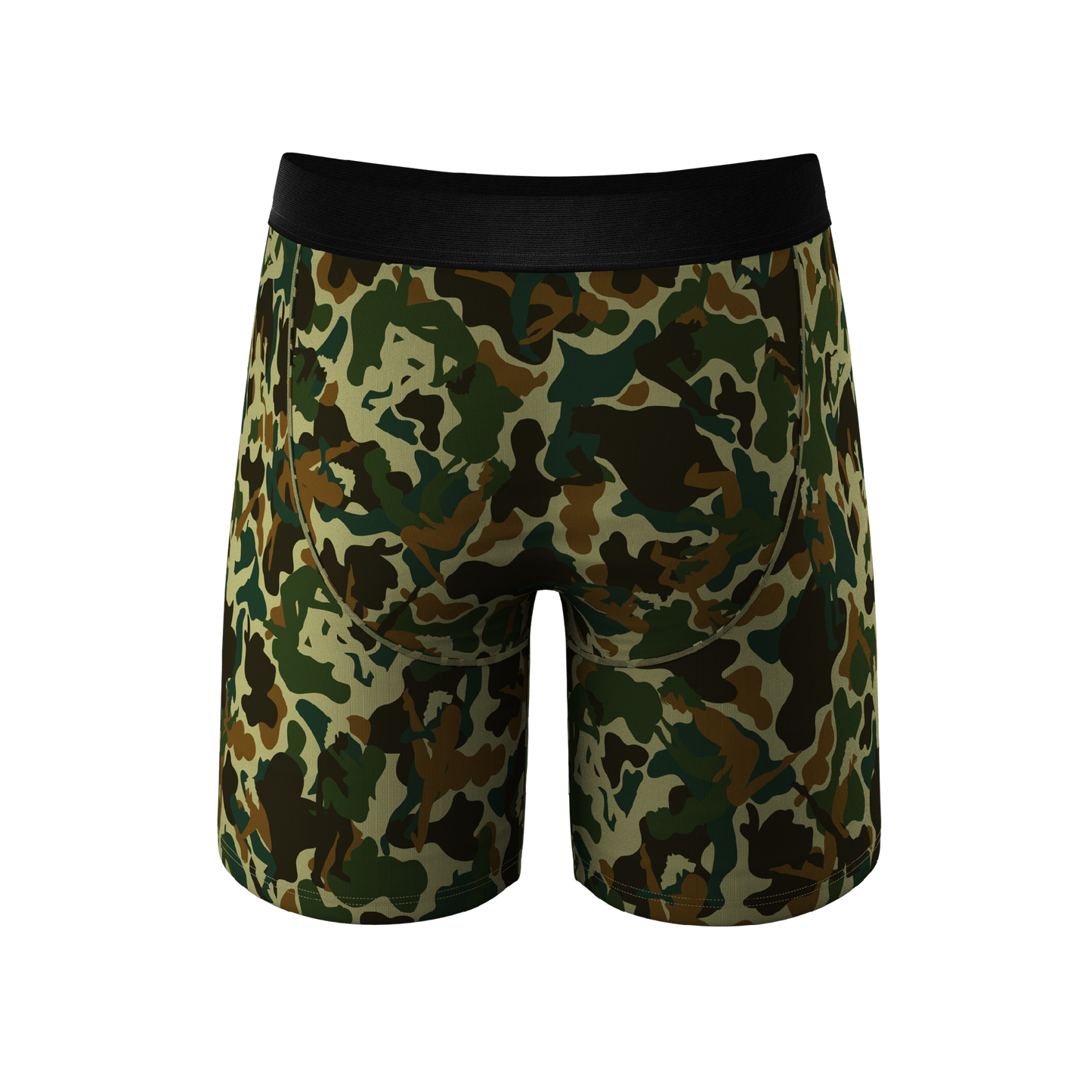 The Forni Camo | Camouflage Long Leg Ball Hammock® Pouch Underwear With Fly