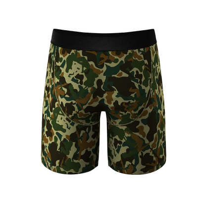 The Forni Camo | Camouflage Long Leg Ball Hammock® Pouch Underwear With Fly