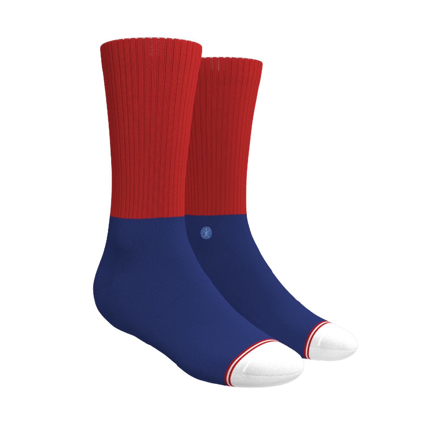 The Fourth | Patriotic Red and Blue Heel Hammock™ Crew Socks