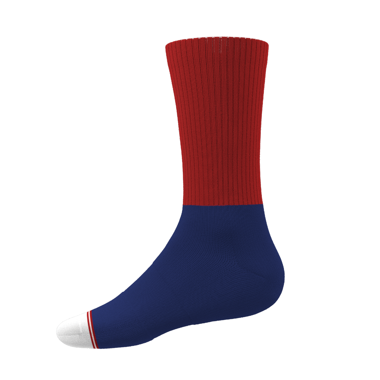 The Fourth | Patriotic Red and Blue Heel Hammock™ Crew Socks