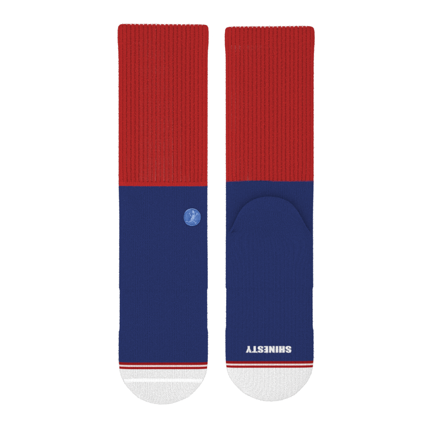 The Fourth | Patriotic Red and Blue Heel Hammock™ Crew Socks