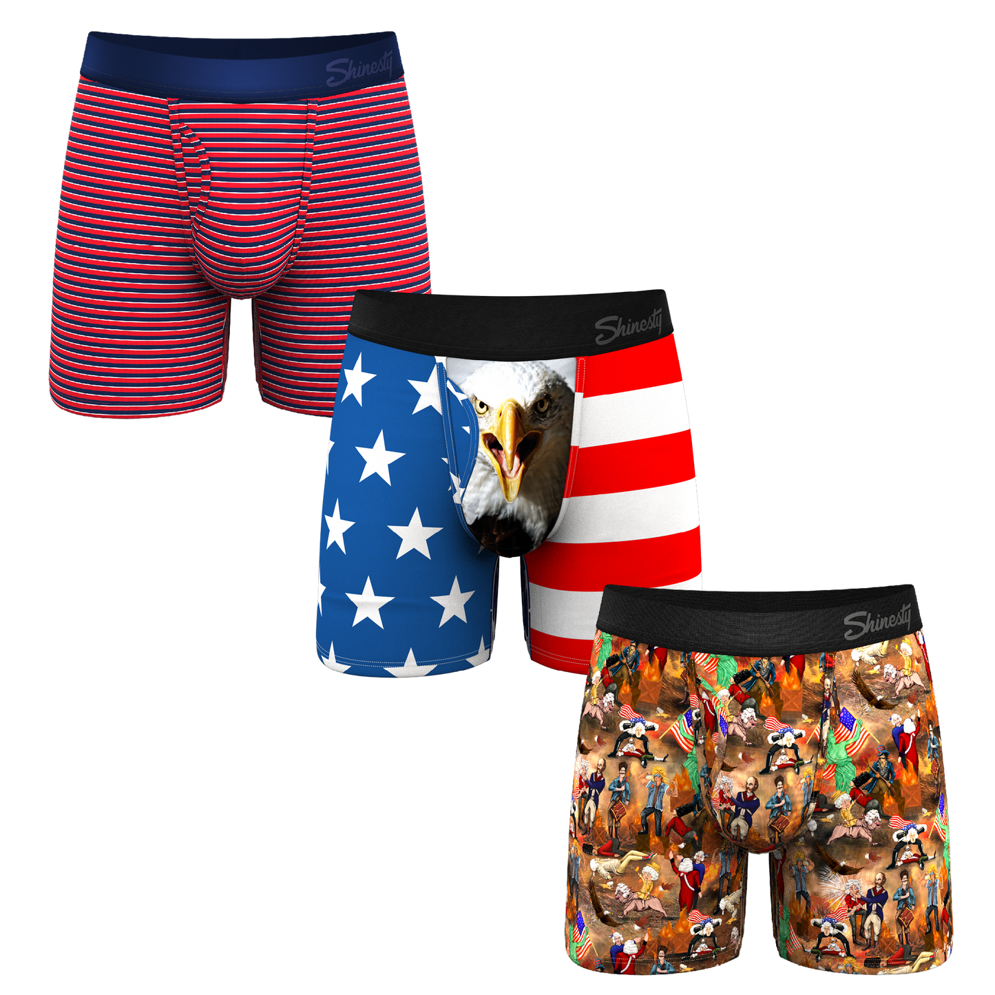 The Fourth of July | Ball Hammock® Pouch Underwear with Fly 3 Pack