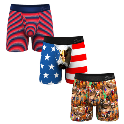 The Fourth of July | Ball Hammock® Pouch Underwear with Fly 3 Pack