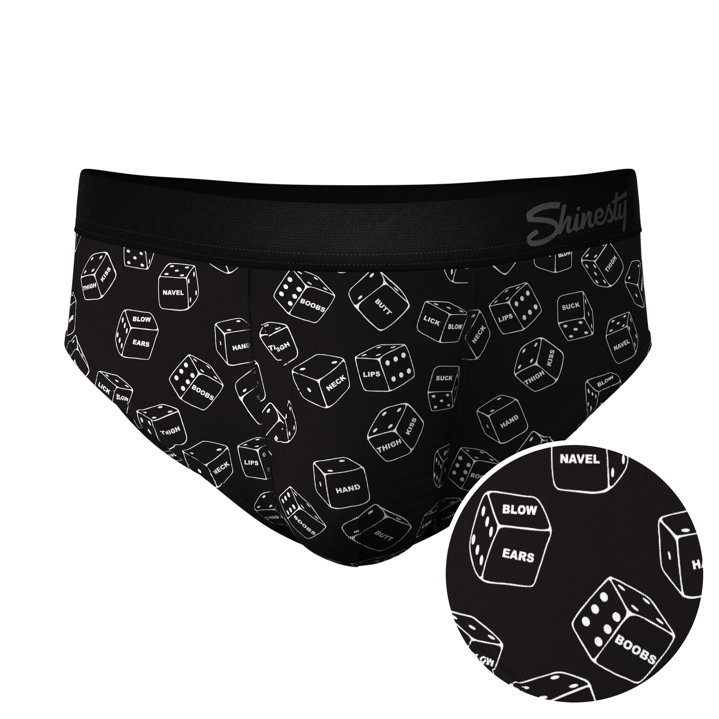 The Free For All | Glow in the Dark Dice Ball Hammock® Pouch Underwear Briefs