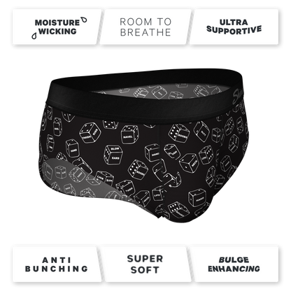 The Free For All | Glow in the Dark Dice Ball Hammock® Pouch Underwear Briefs