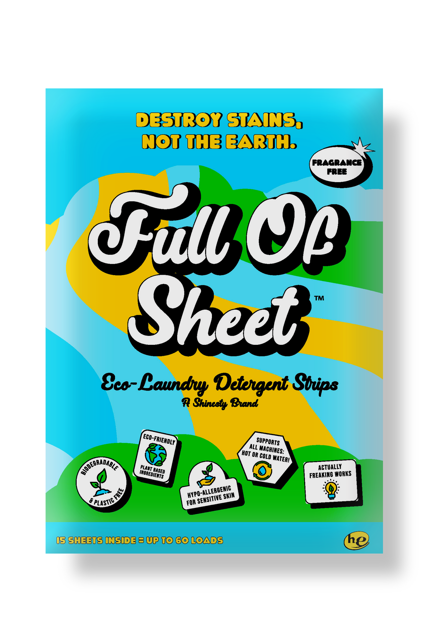 The Full of Sheet | Unscented Full of Sheet™ Eco-Laundry Detergent Strips