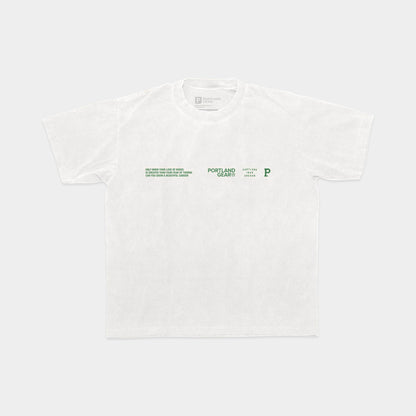 All-American Slogan Tee - Cement