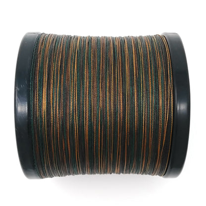 Reaction Tackle Braided Fishing Line - Green Camo