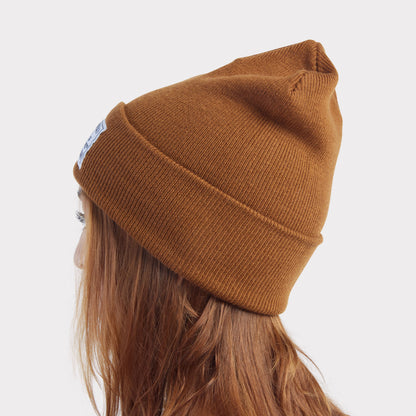 Human Logo Beanie - Caramel