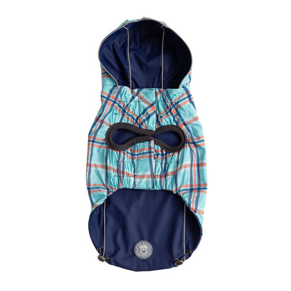 Reversible Elasto-Fit Raincoat - Navy