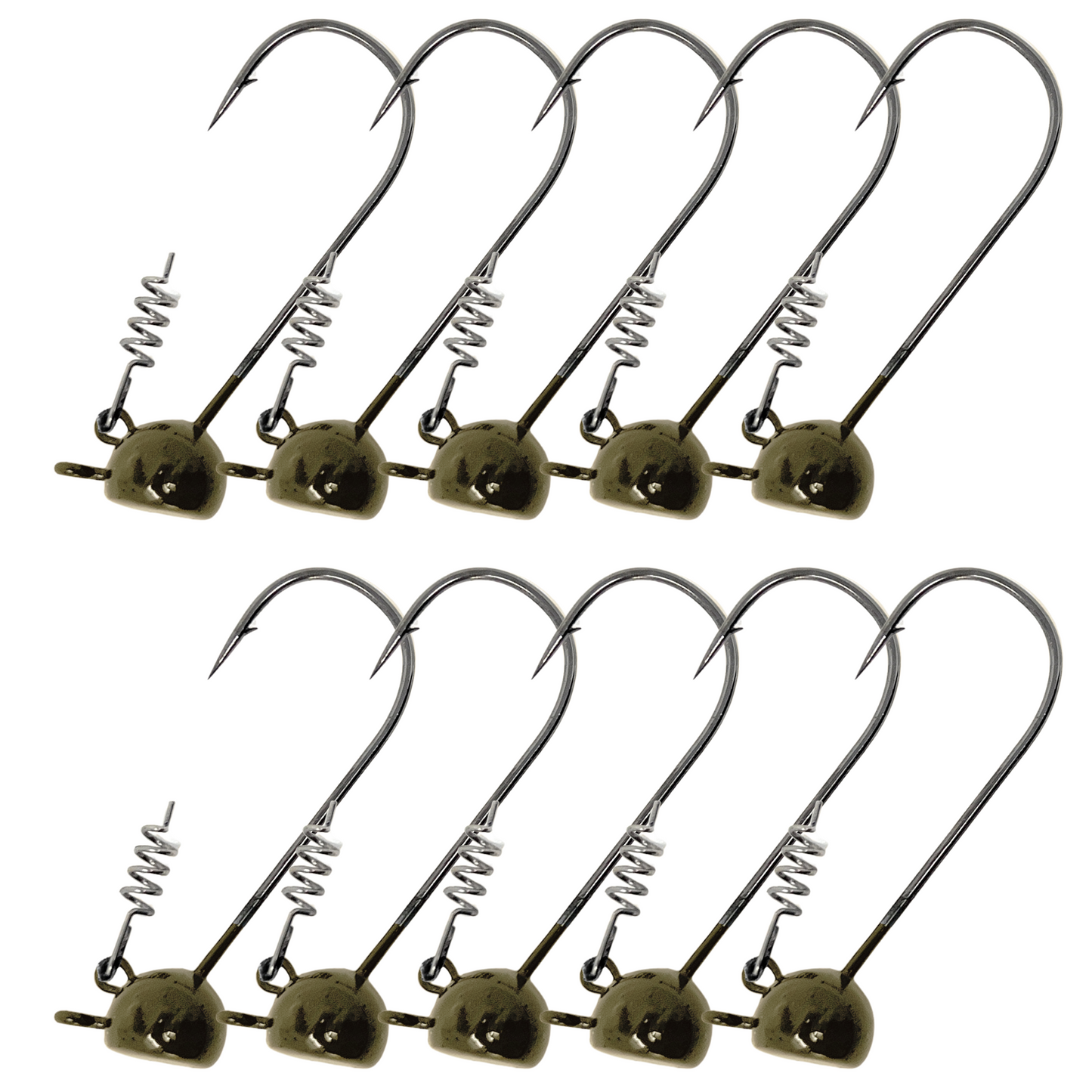 Reaction Tackle Lead Stand-Up Shaky Head Jigs (10 pack)