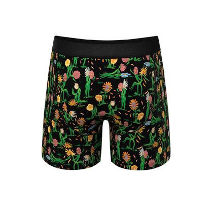 The Garden Of Breedin | Flower Print Ball Hammock® Pouch Underwear With Fly