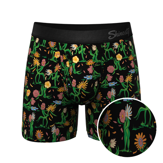 The Garden Of Breedin | Flower Print Ball Hammock® Pouch Underwear With Fly
