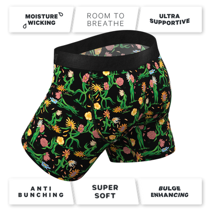 The Garden Of Breedin | Flower Print Ball Hammock® Pouch Underwear