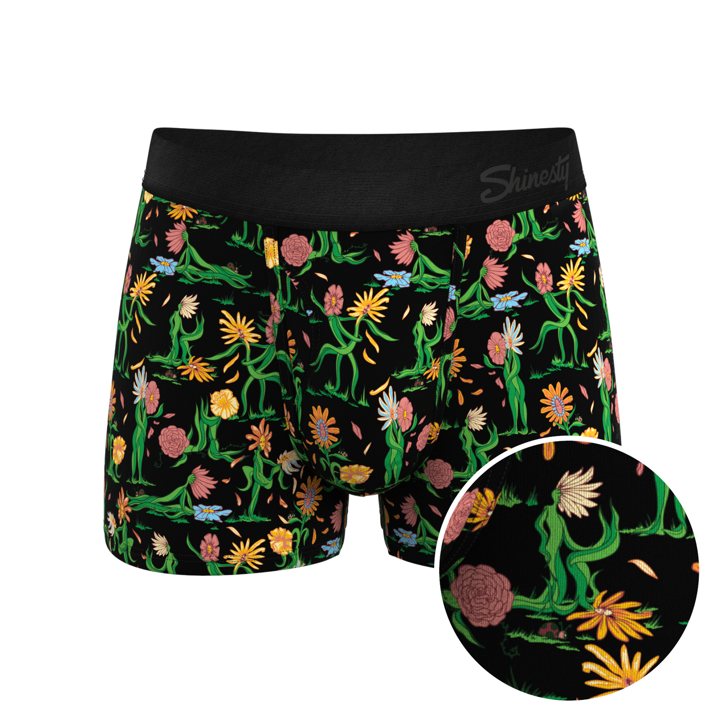 The Garden Of Breedin | Flower Print Ball Hammock® Pouch Trunks Underwear