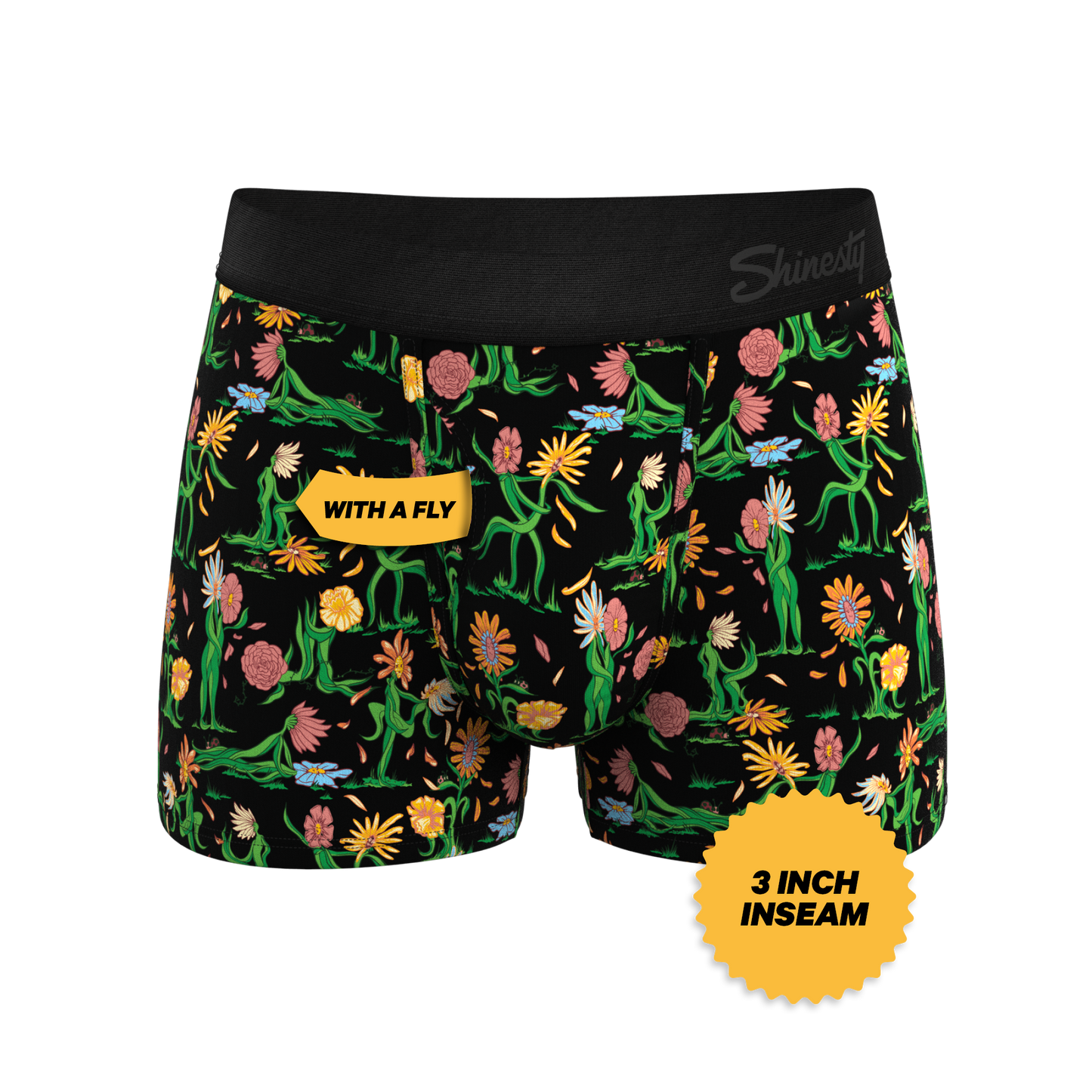 The Garden Of Breedin | Flower Print Ball Hammock® Pouch Trunks Underwear