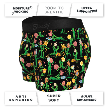 The Garden Of Breedin | Flower Print Ball Hammock® Pouch Trunks Underwear