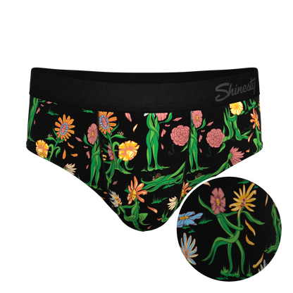 The Garden of Breedin | Flower Print Ball Hammock® Pouch Underwear Briefs