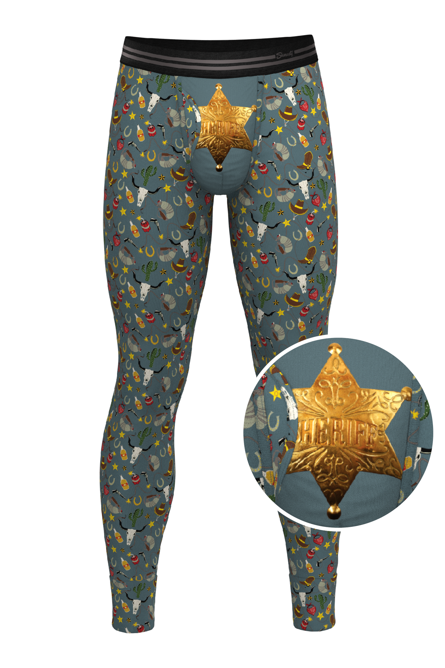 The Giddy Up | Sheriff Badge Ball Hammock® Long Johns