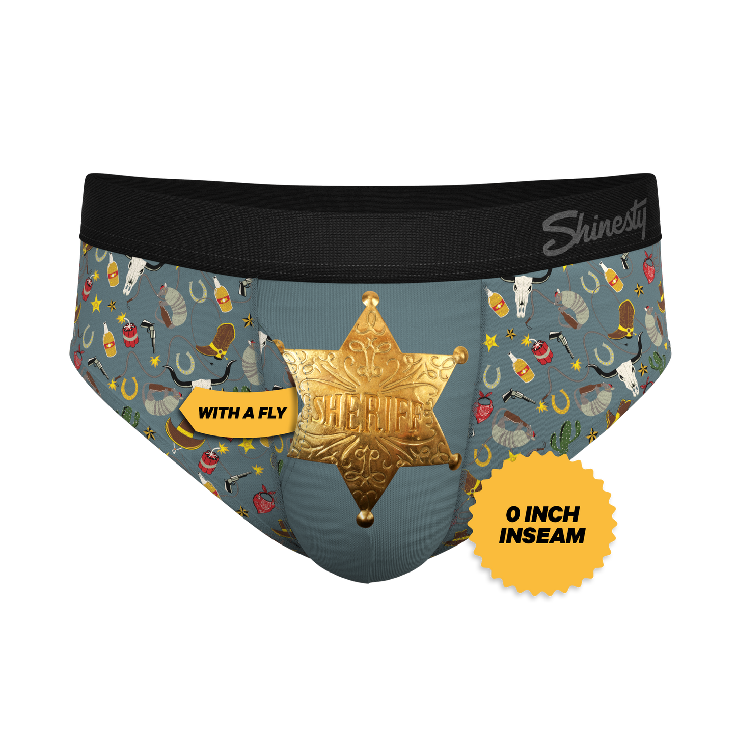 The Giddy Up | Sheriff Badge Ball Hammock® Pouch Underwear Briefs