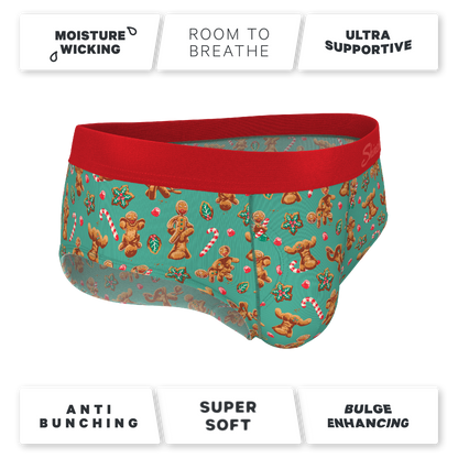 The Ginger Rail | Gingerbread Ball Hammock® Pouch Underwear Briefs