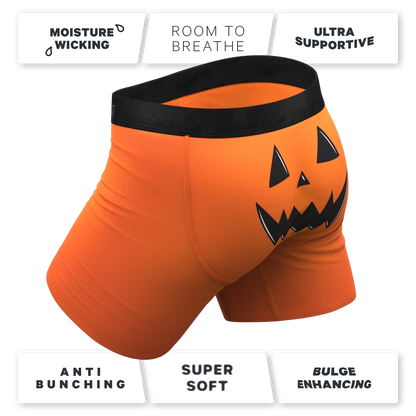 The Good Gourd | Jack O Lantern Ball Hammock® Pouch Underwear With Fly