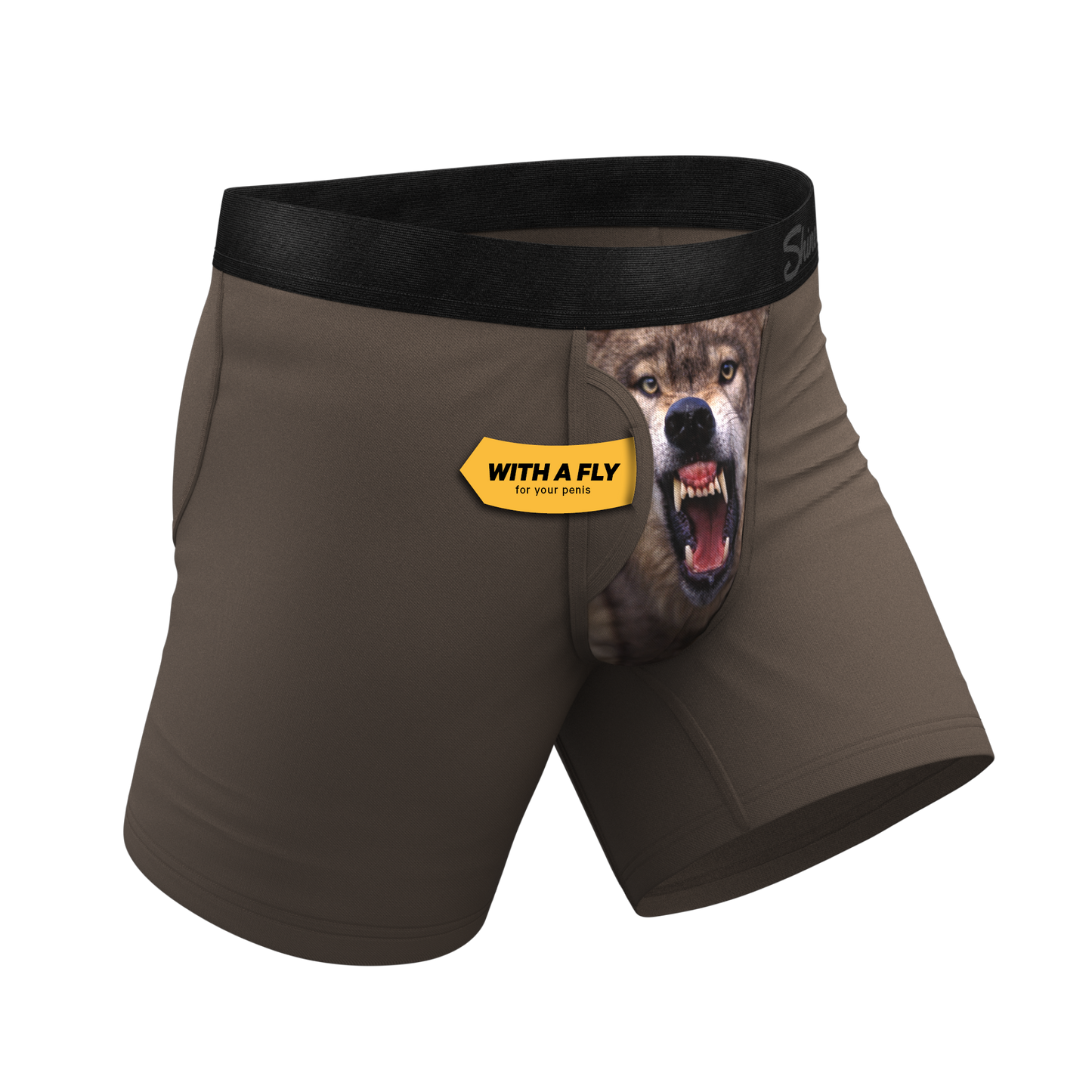 The Grey's Growl | Wolf Ball Hammock® Pouch Underwear With Fly