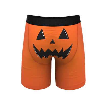 The Good Gourd | Jack O Lantern Long Leg Ball Hammock® Pouch Underwear With Fly