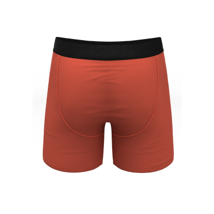 The Gotta Terracotta | Terracotta Orange Ball Hammock® Pouch Underwear With Fly