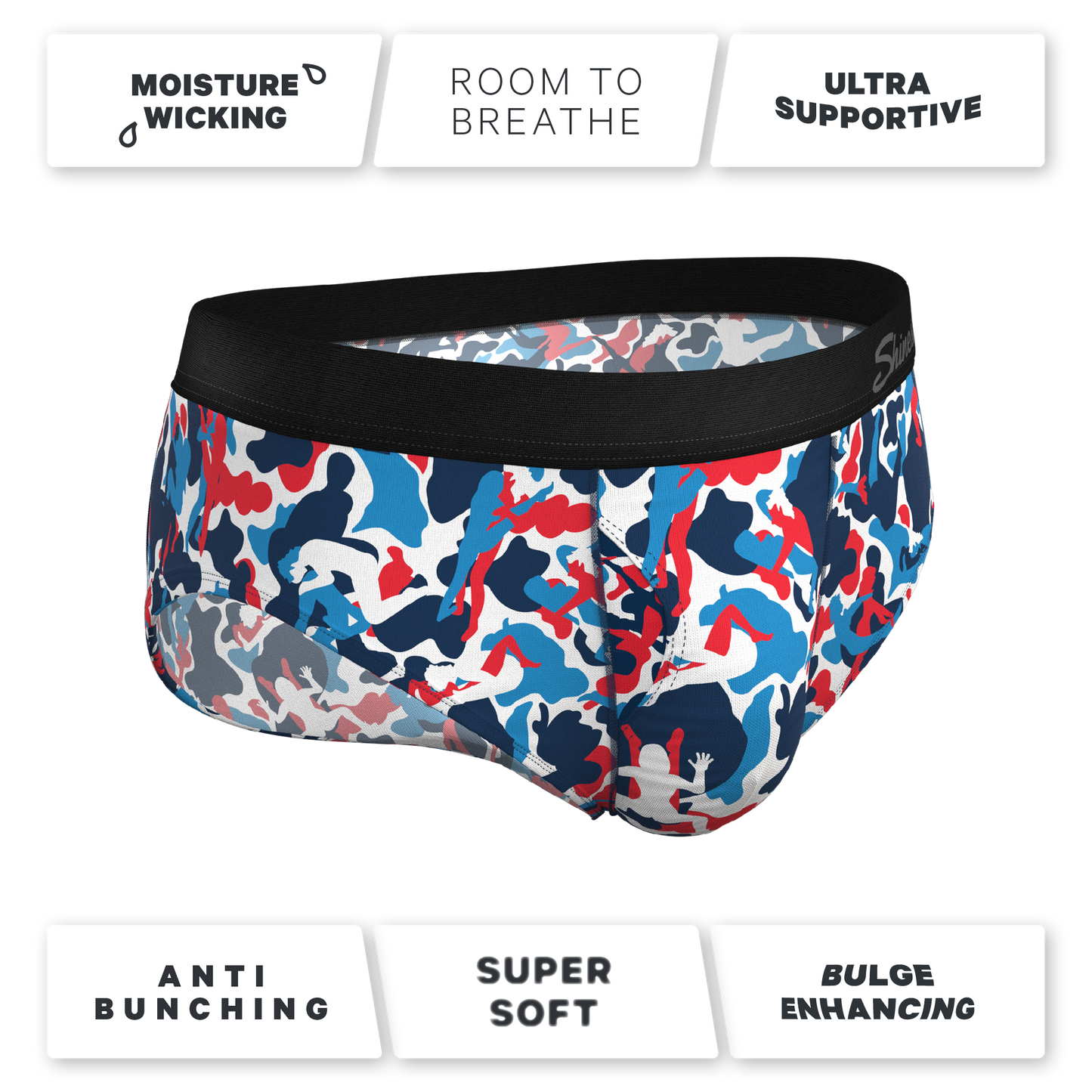 The Grand Finale | USA Camouflage Ball Hammock® Pouch Underwear Briefs