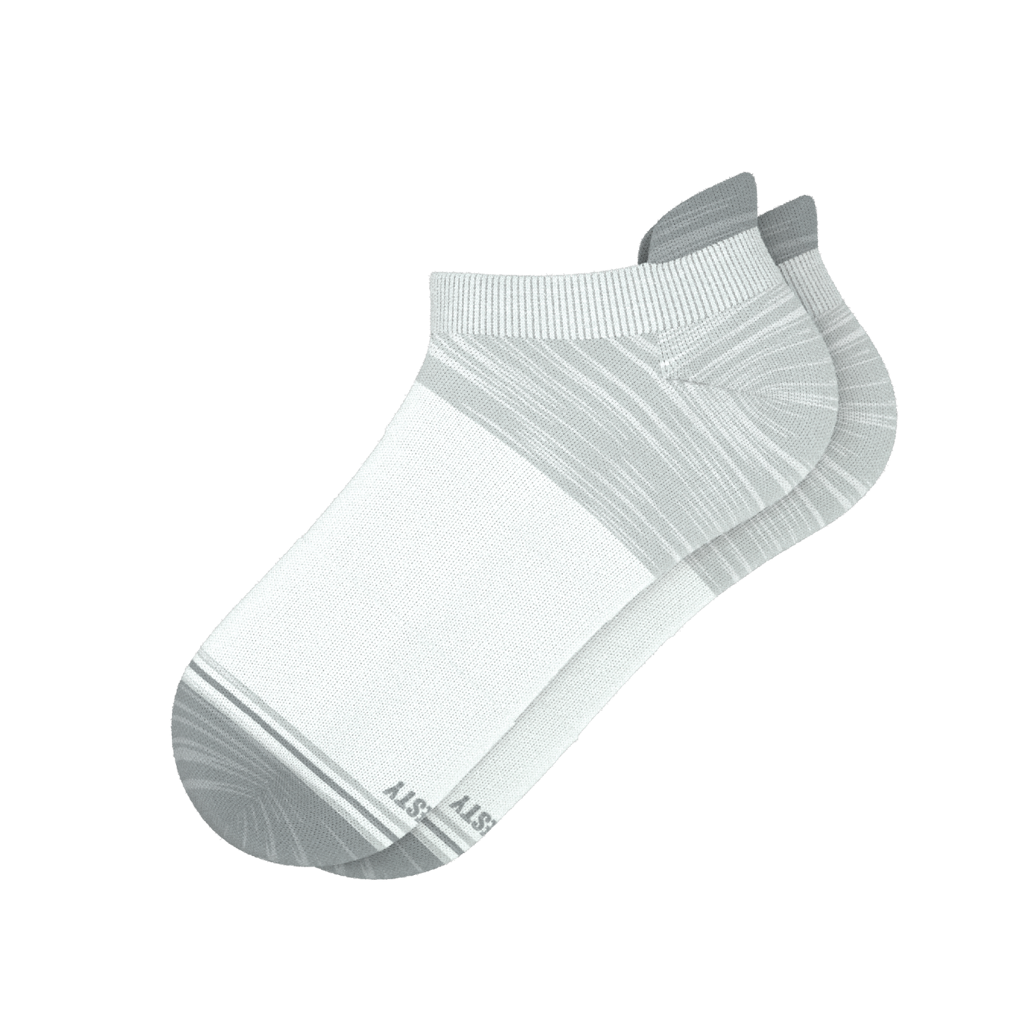 The Gray Matter | Tri Color Block Heel Hammock™ Ankle Socks