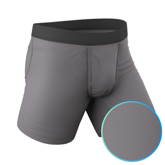 The Gray Wolf | Gray Tonal paradICE™ Cooling Ball Hammock® Underwear