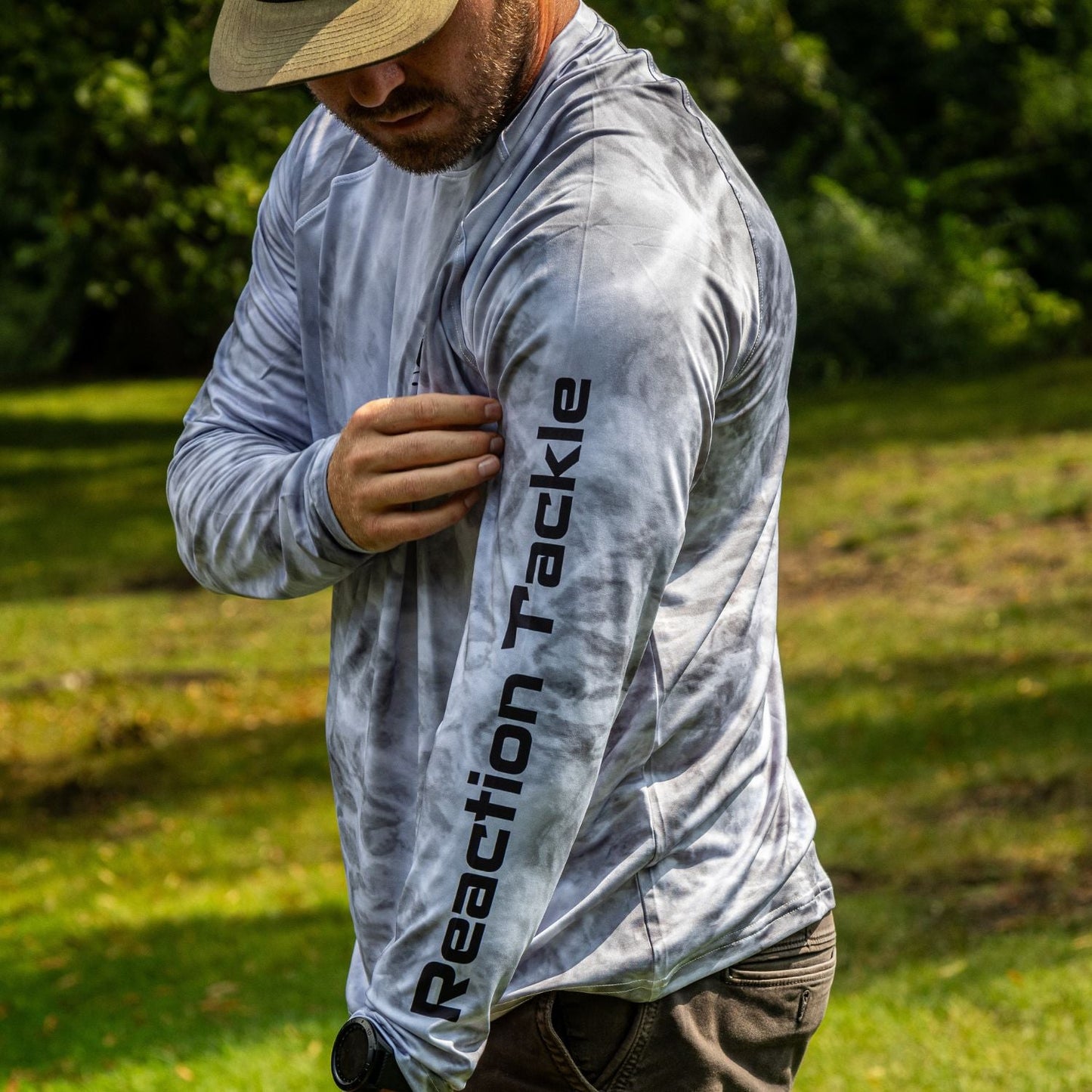 Reaction Tackle SPF UPF 50+ Long Sleeve Fishing Shirt