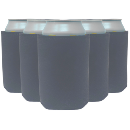 Standard-Size Leatherette Can Coolers