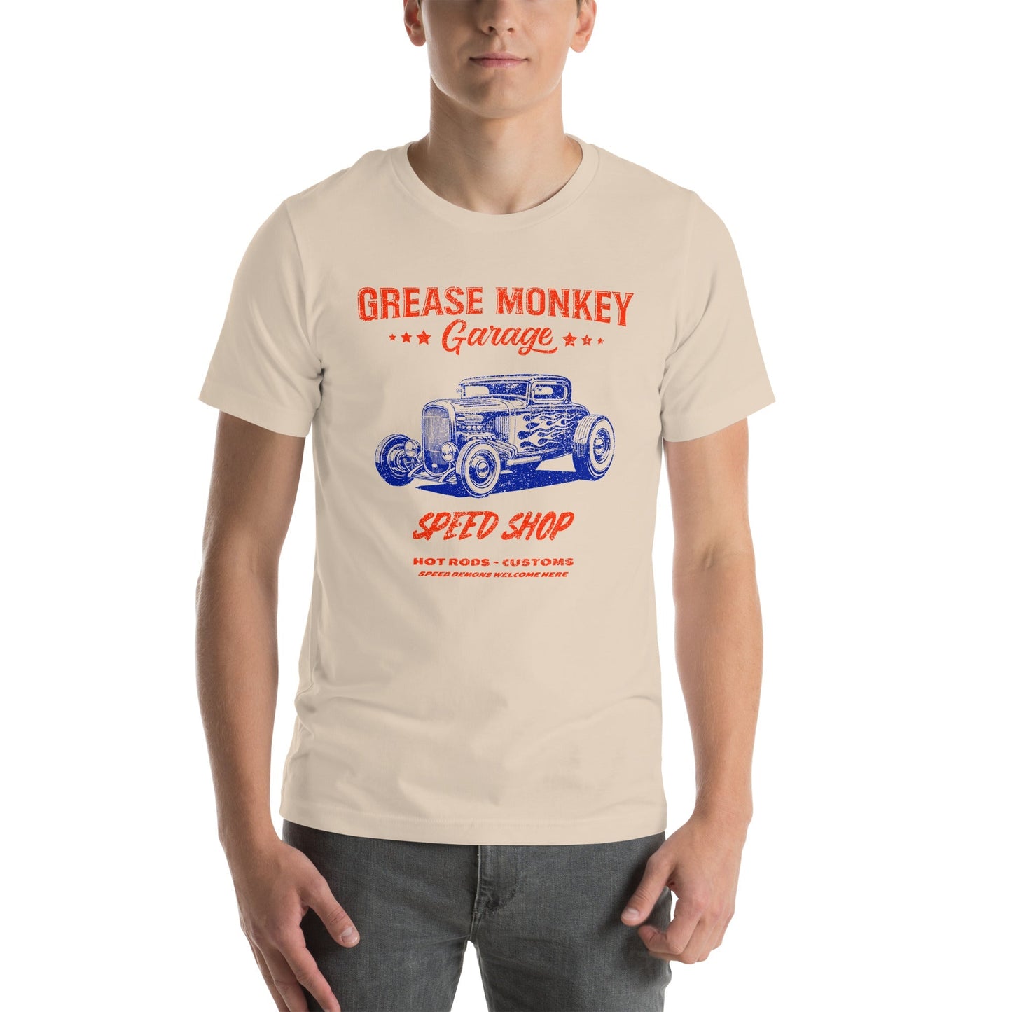 Grease Monkey Garage Speed Shop Short-Sleeve Unisex T-Shirt