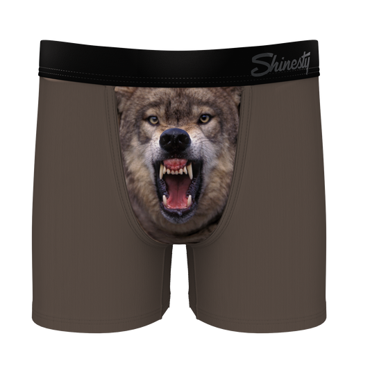 The Grey's Growl | Wolf Boy's Boxer Briefs