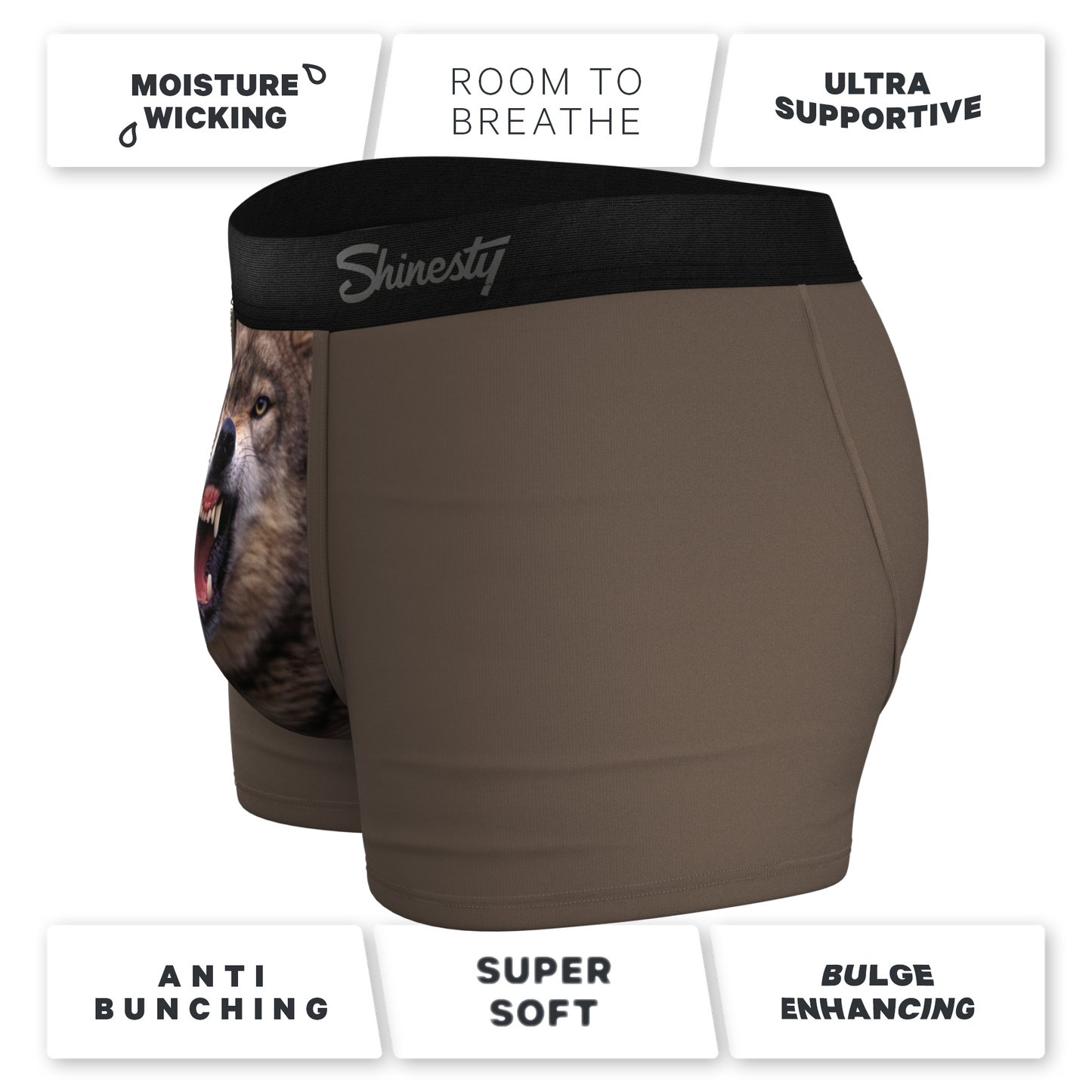 The Grey's Growl | Wolf Ball Hammock® Pouch Trunks Underwear