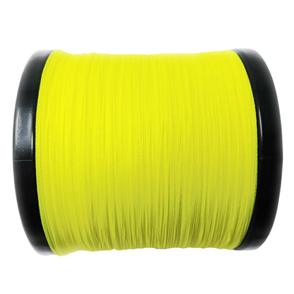 Reaction Tackle Braided Fishing Line - Hi-Vis Yellow