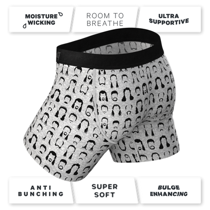 The Hair Down There | Mullet Ball Hammock® Pouch Underwear With Fly